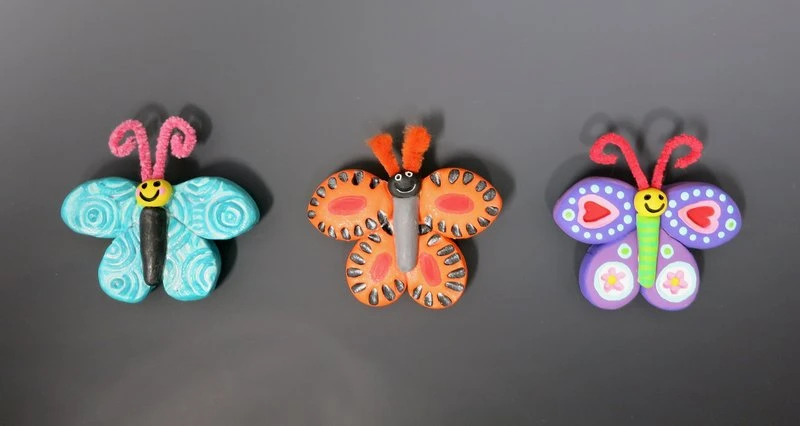 Beautiful Butterfly Magnets
